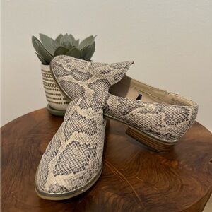 American Eagle Snake Print Loafers